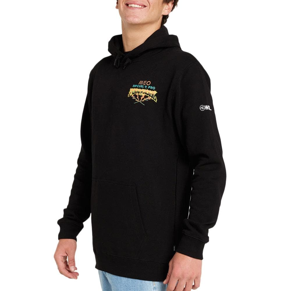 Sweat à Capuche Noir Homme Rip Curl Meo Rip Curl Pro 1