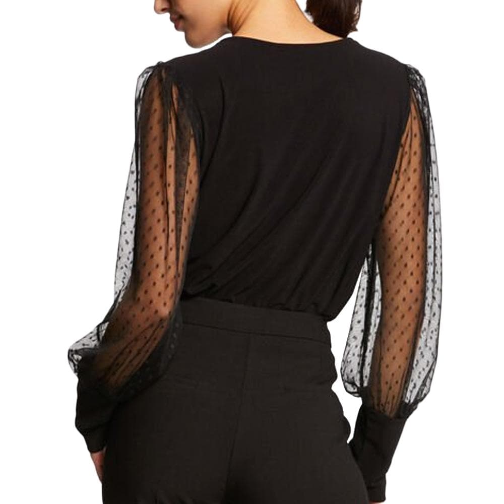 T-Shirt Manches Longues Noir Femme Morgan TAGADA 2