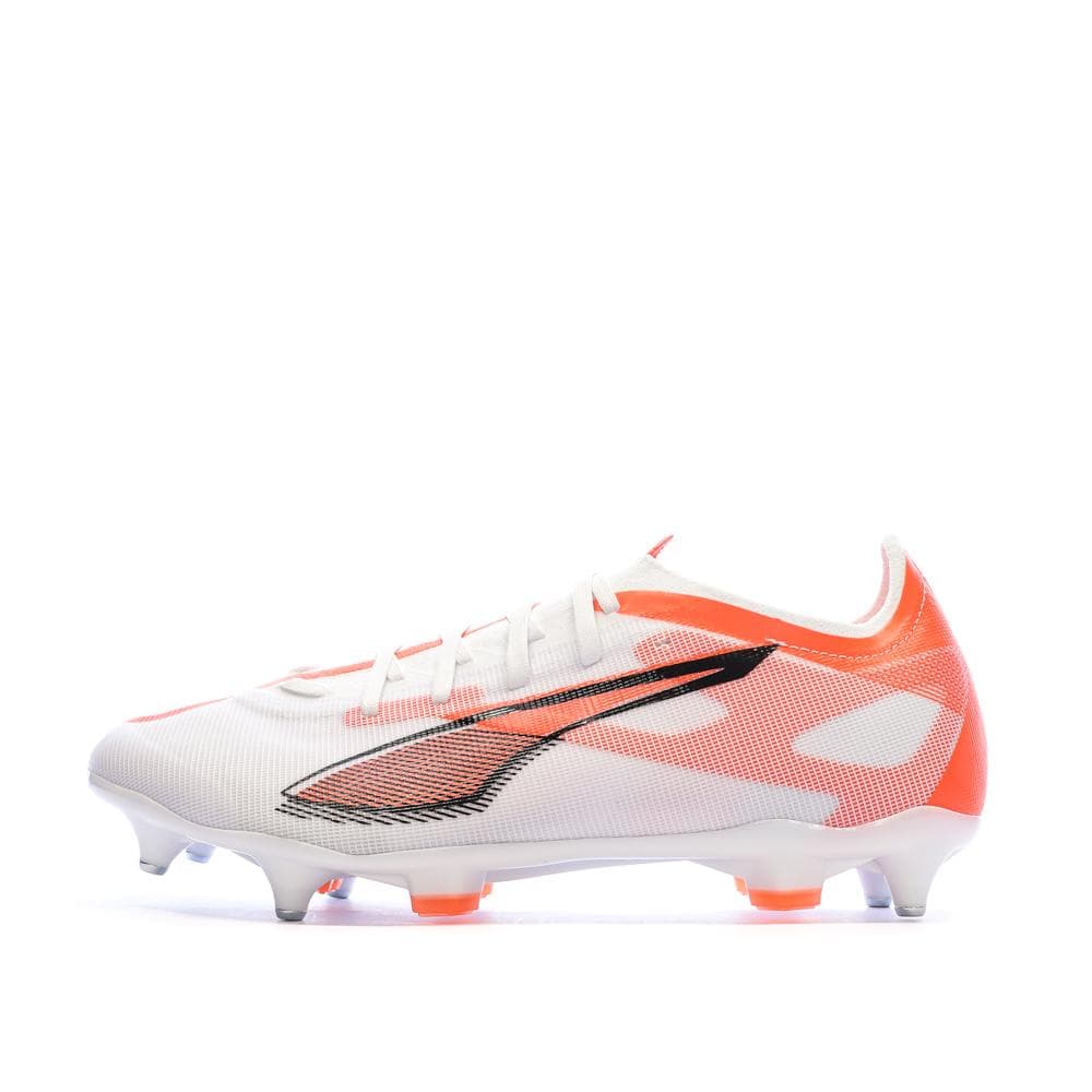Chaussures de football Blanches/Oranges Homme Puma Ultra 5 Matchs 1
