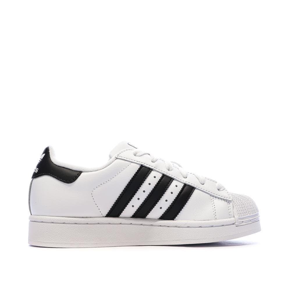 Baskets Blanc/Noir Junior Adidas Superstar II 2