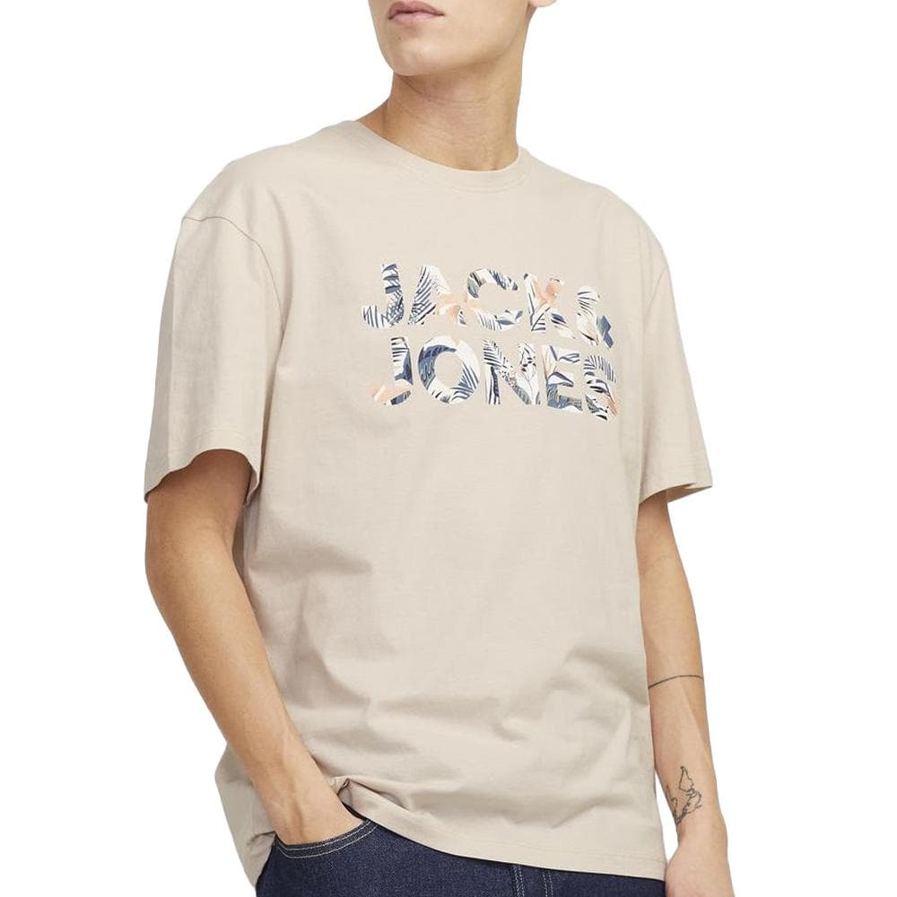 T-Shirt Beige Homme Jack & Jones Bryan 1