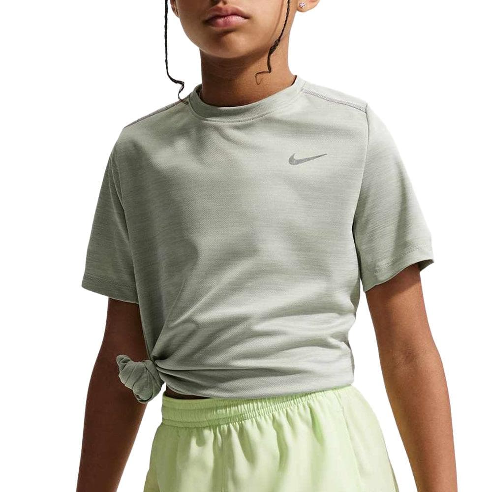 T-Shirt de Sport Vert Mixte Nike Running Miler 1