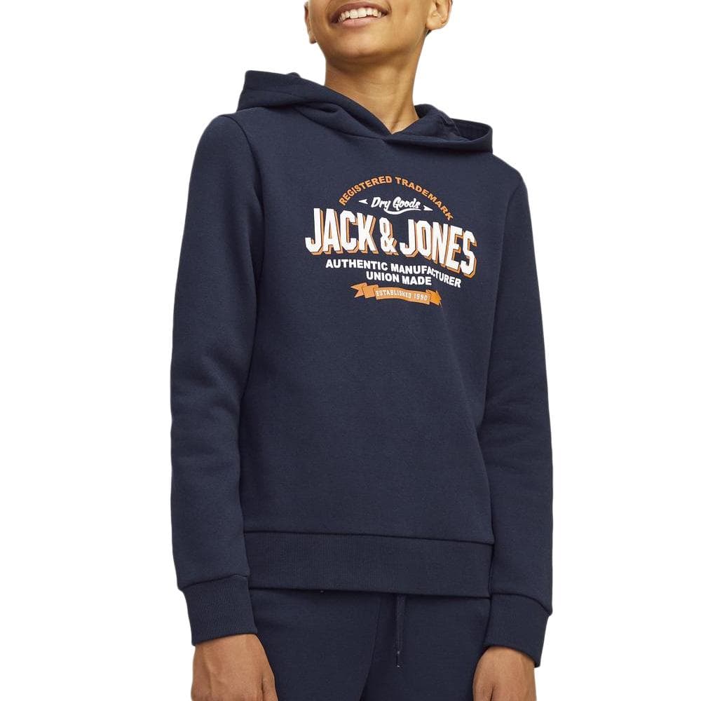 Sweat Marine Garçon Jack & Jones Logo 1