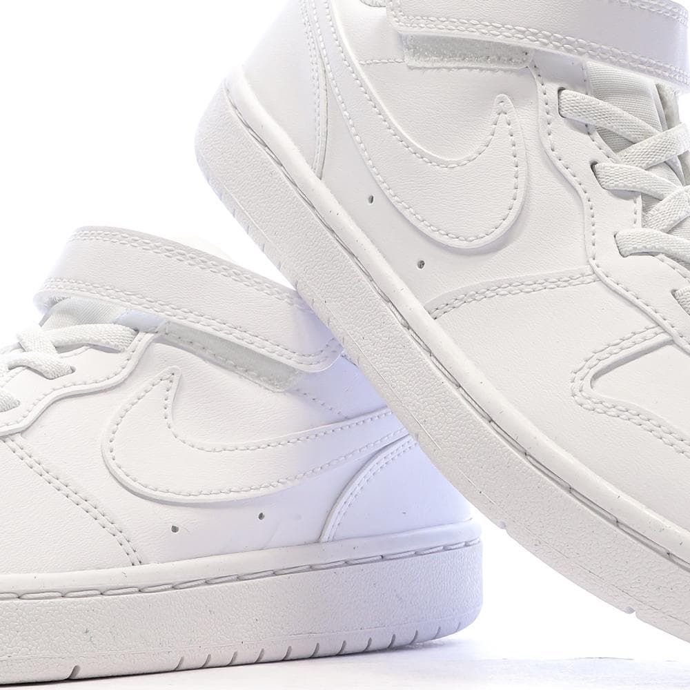 Baskets Blanches Garçon Nike Court Borough Low Recraf PS 7