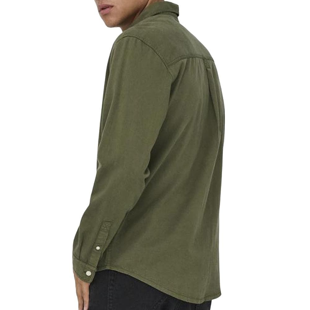 Chemise Kaki Homme Only & Sons Sotto 2