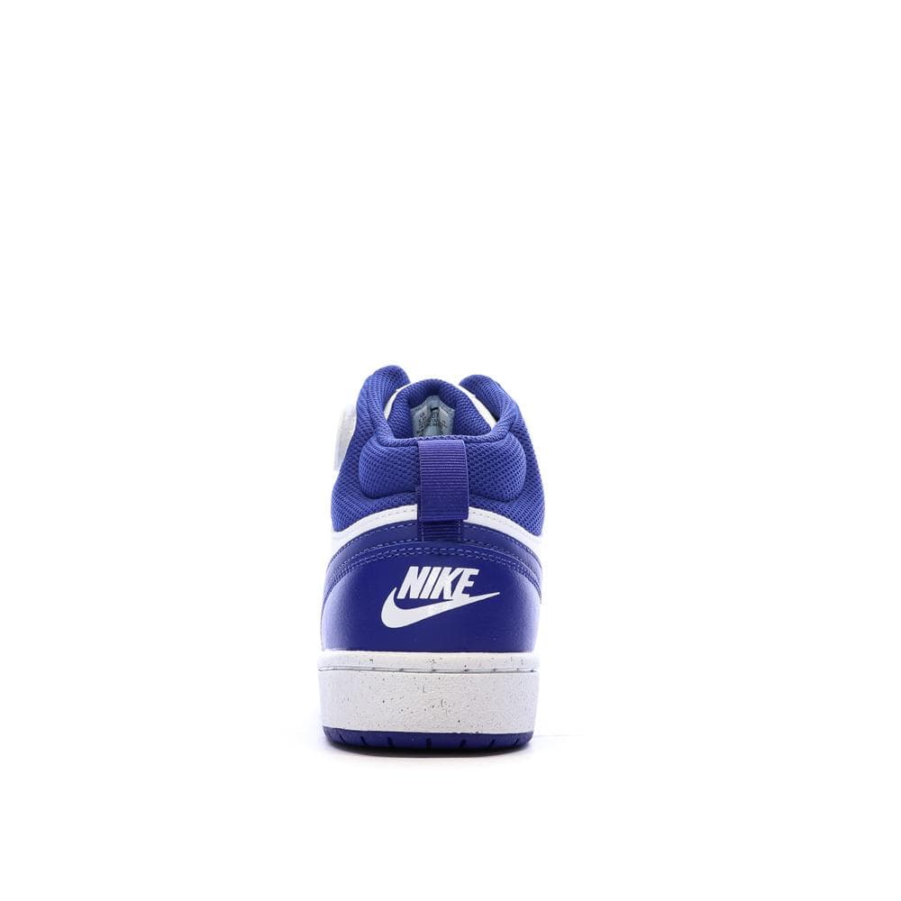 Baskets Blanches/Bleu Femme Nike Court Borough Mid 2 3