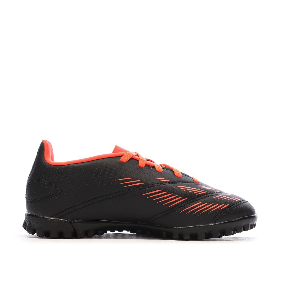 Chaussures de Foot Noir/Orange Junior Adidas Predator Club TF 2