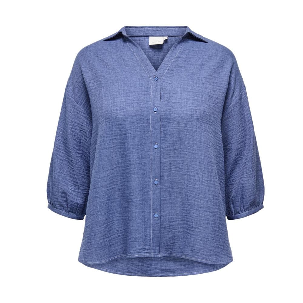 Chemise Bleu Femme Only Carmakoma Katie 3