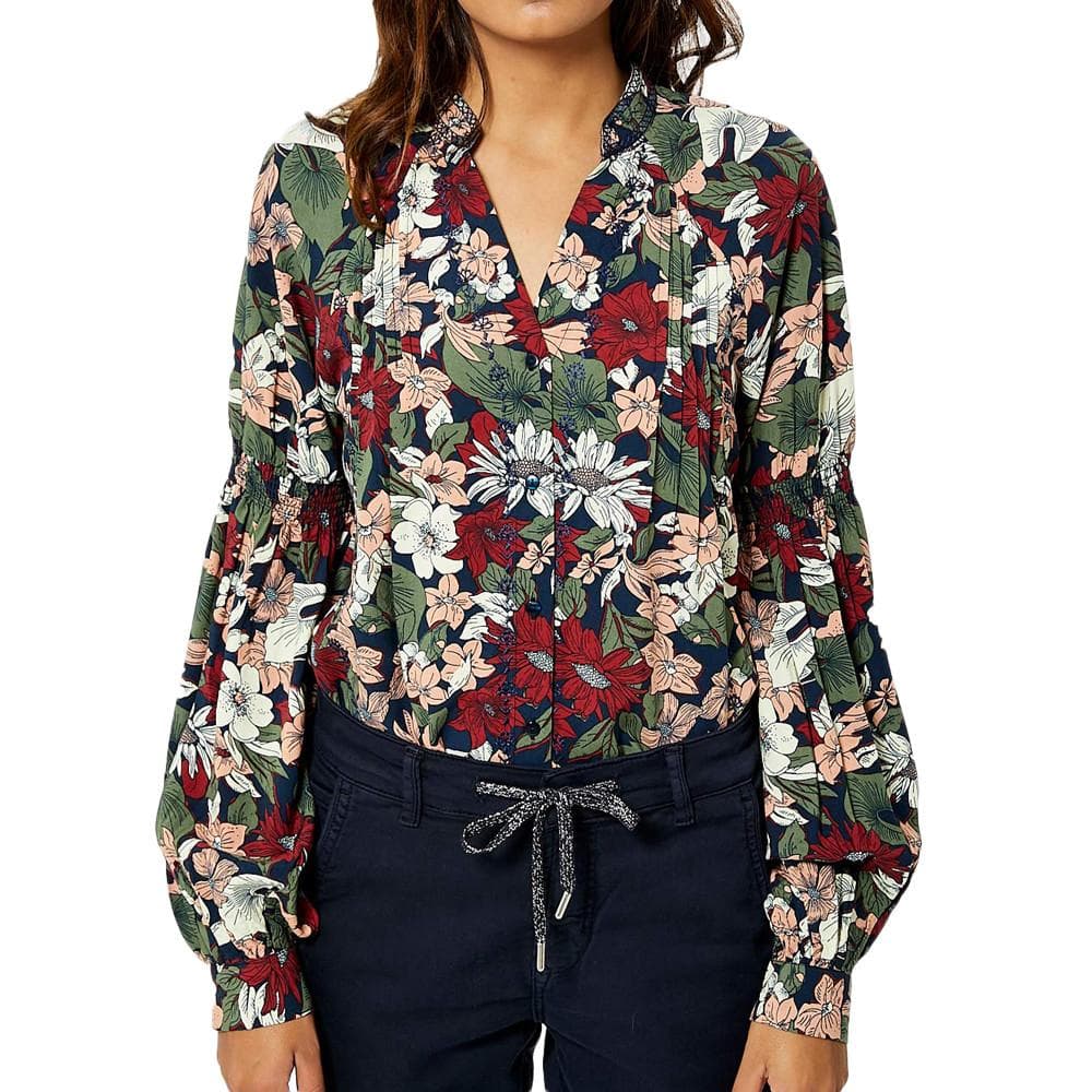 Chemise Noire à Motifs Femme Kaporal Glue 1