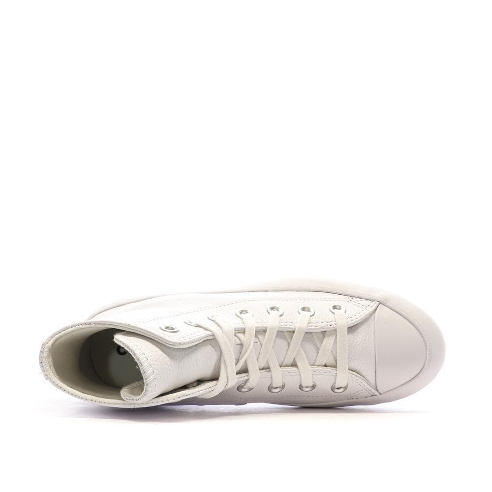 Baskets Blanches Femme Converse All Star Lugged A03705C 4
