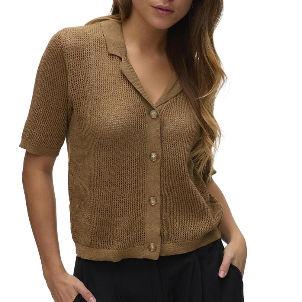 Blouse Marron Femme Vero Moda Asaga 1