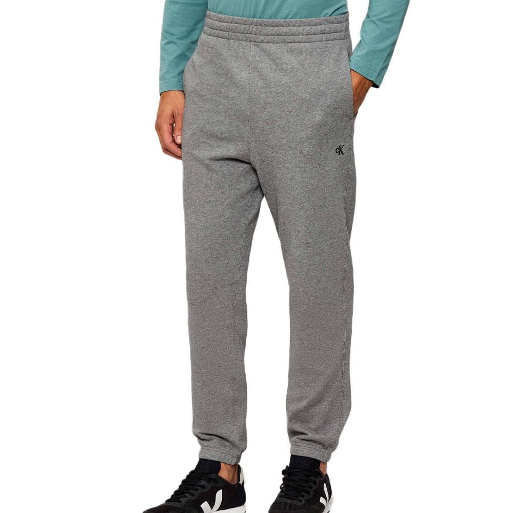 Jogging Gris Homme Calvin Klein Jeans 350 Terry Monogram 1