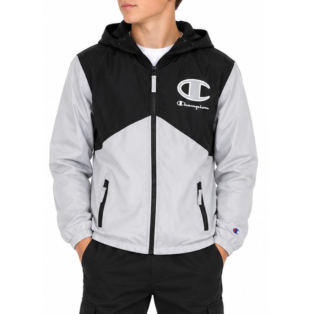 Veste Noire/Grise Garçon Champion Colorblocked 1