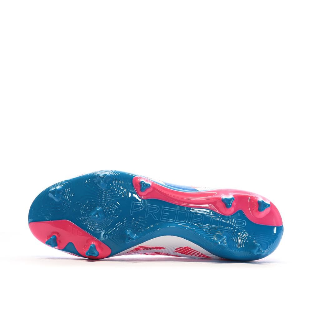Chaussures de football Blanc/Bleu/Rose Homme Adidas Predator League 5