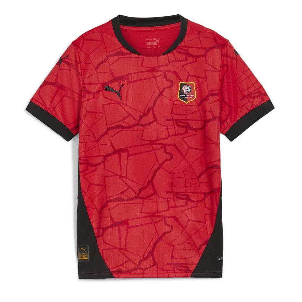 Stade Rennais Maillot Réplica Domicile Rouge Junior Puma 2024/2025 1