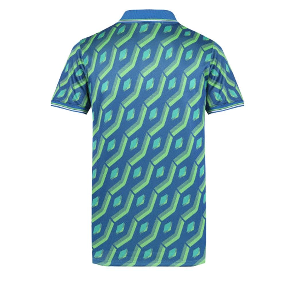 Polo Bleu/Vert Homme Umbro Regale 2