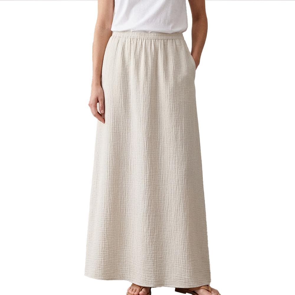 Jupe Beige Femme Vero Moda Kita 1