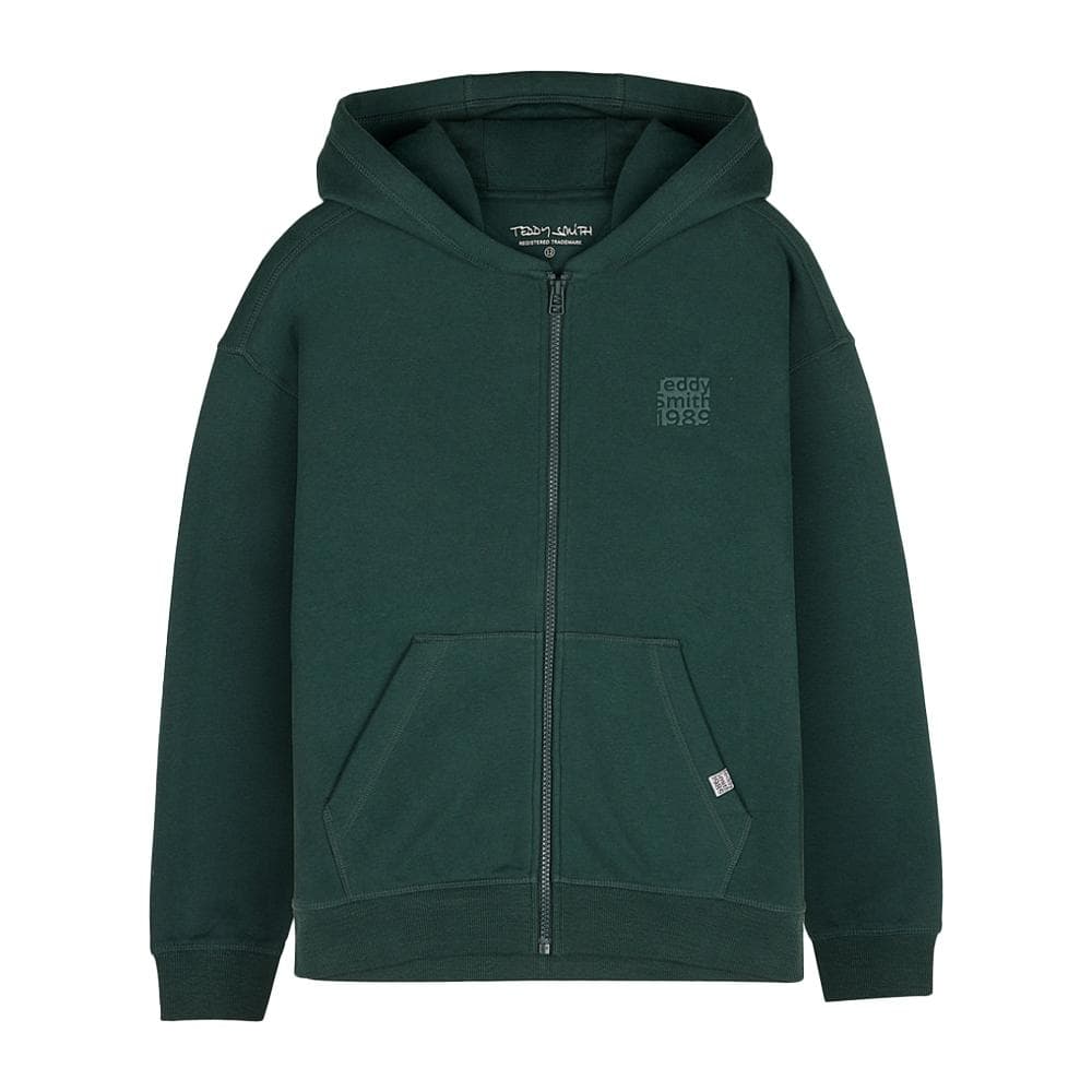 Veste zippée Vert Garçon Teddy Smith Giclass 1