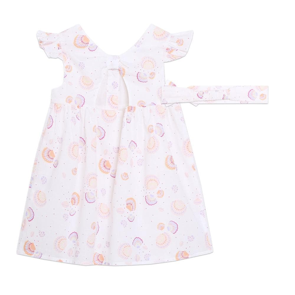 Robe + Bandeau Blanc Bébé Fille Carrément Beau Y30094 2