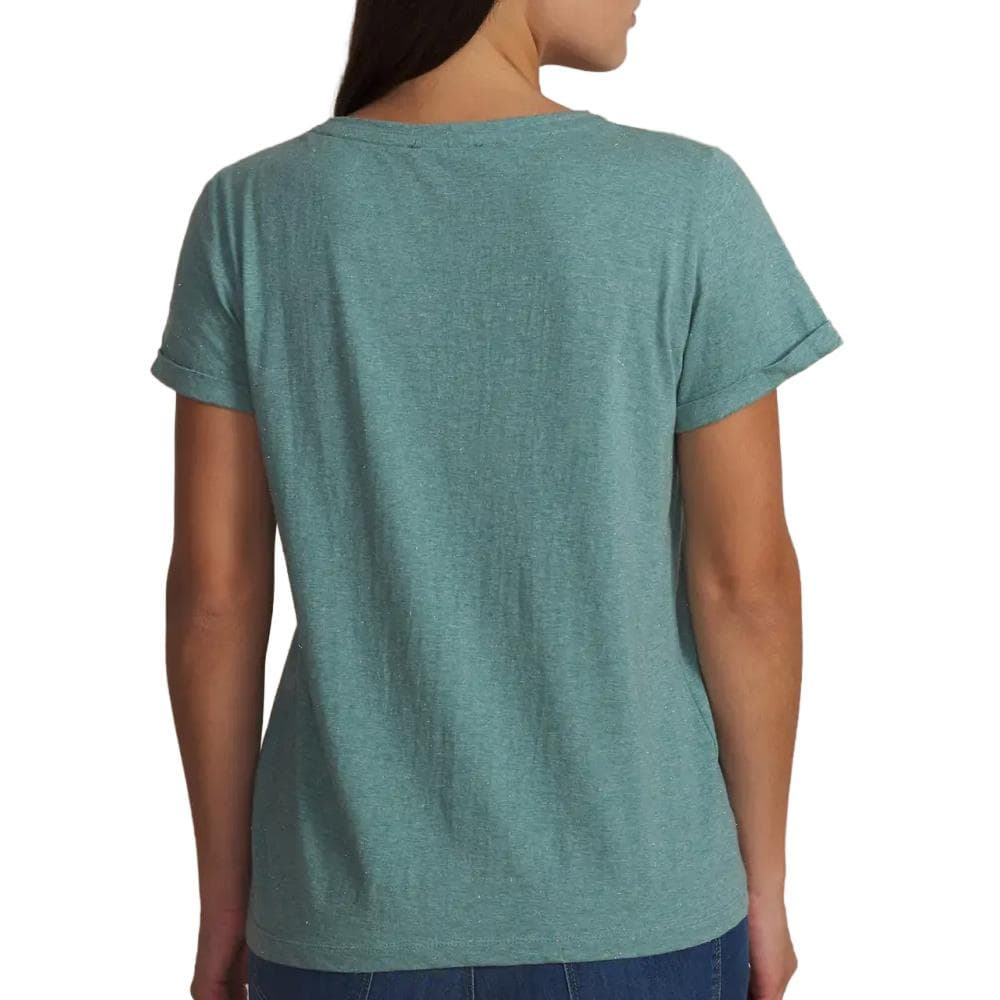 T-shirt Vert D'eau Femme TBS ADINATEE 29418 2