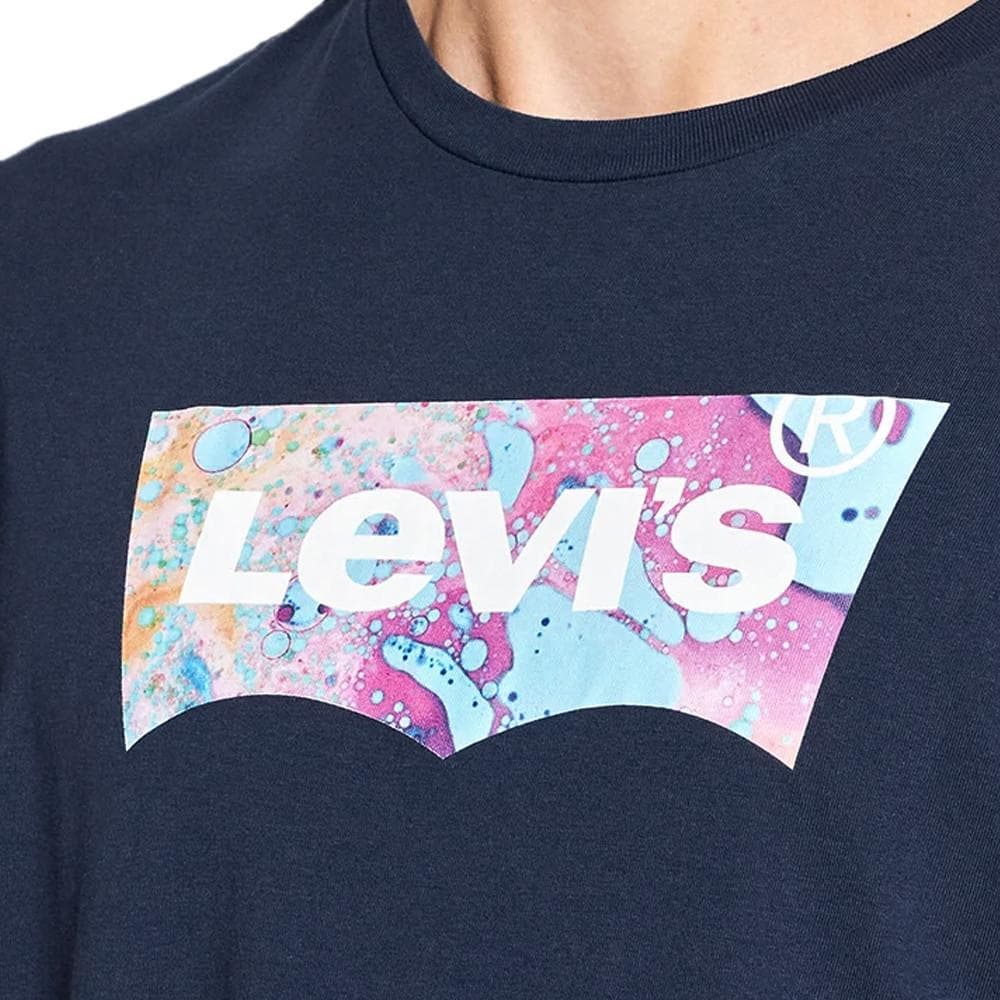 T-shirt Marine Homme Levi's Graphic 3