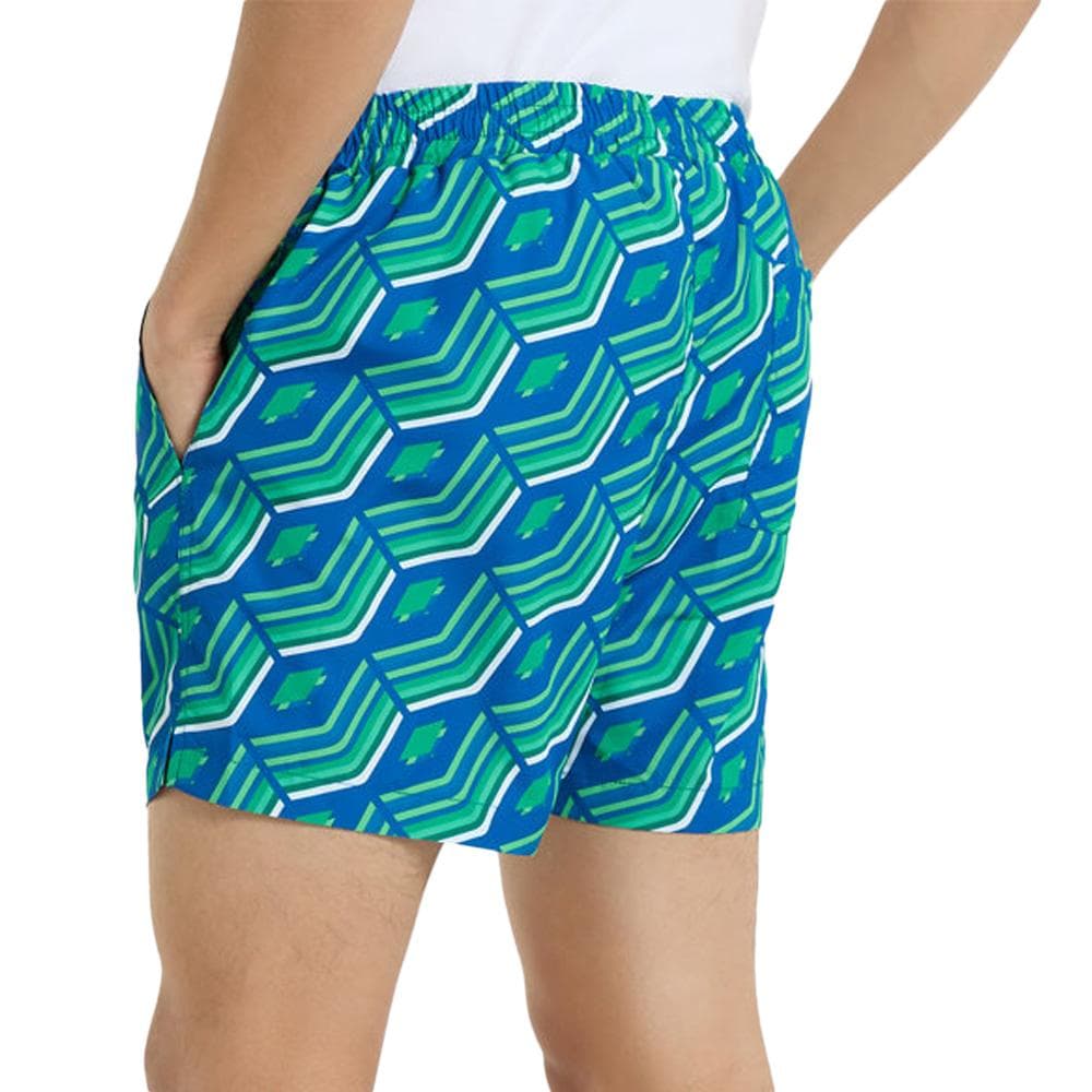 Short de Bain Bleu/Vert Homme Umbro Printed Quetzale 2