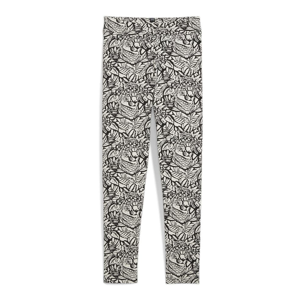 Legging Beige/Noire Fille Puma Aop 1