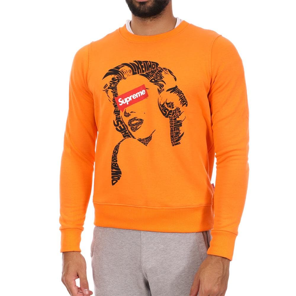Sweat Orange Homme Supreme Grip Marylin 1