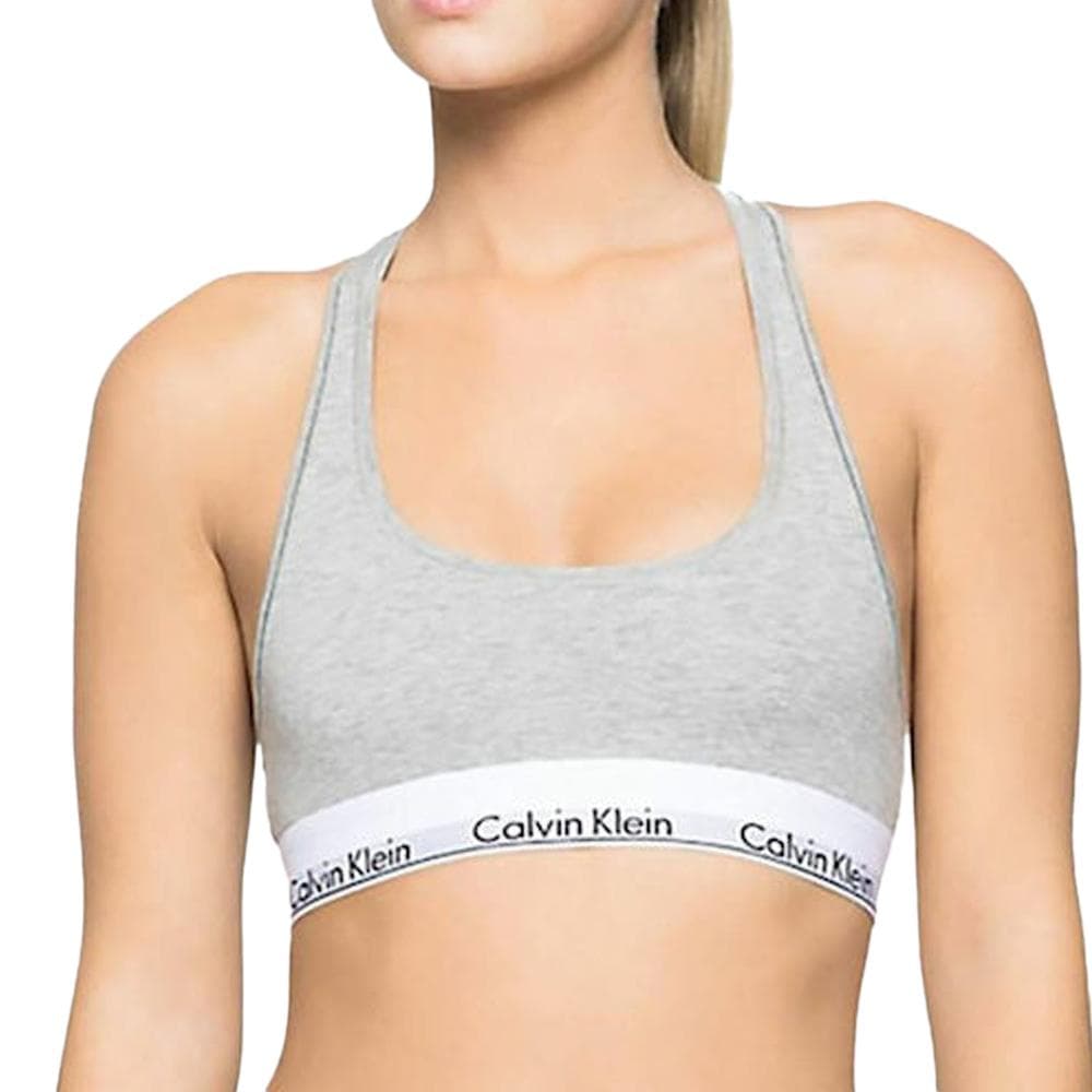 Brassière Gris Femme Calvin Klein Jeans Unlined 0000F3785E 1