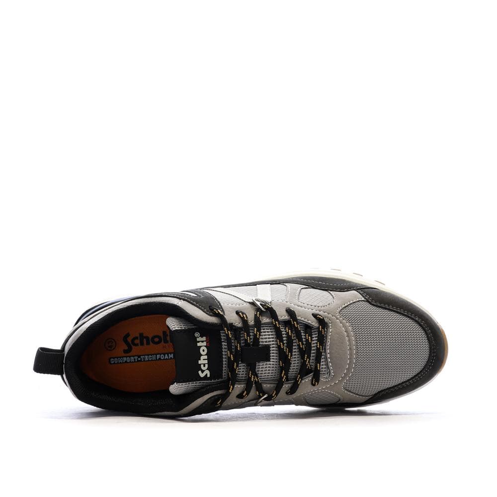 Baskets Grises/Noires Homme Schott Heck 4