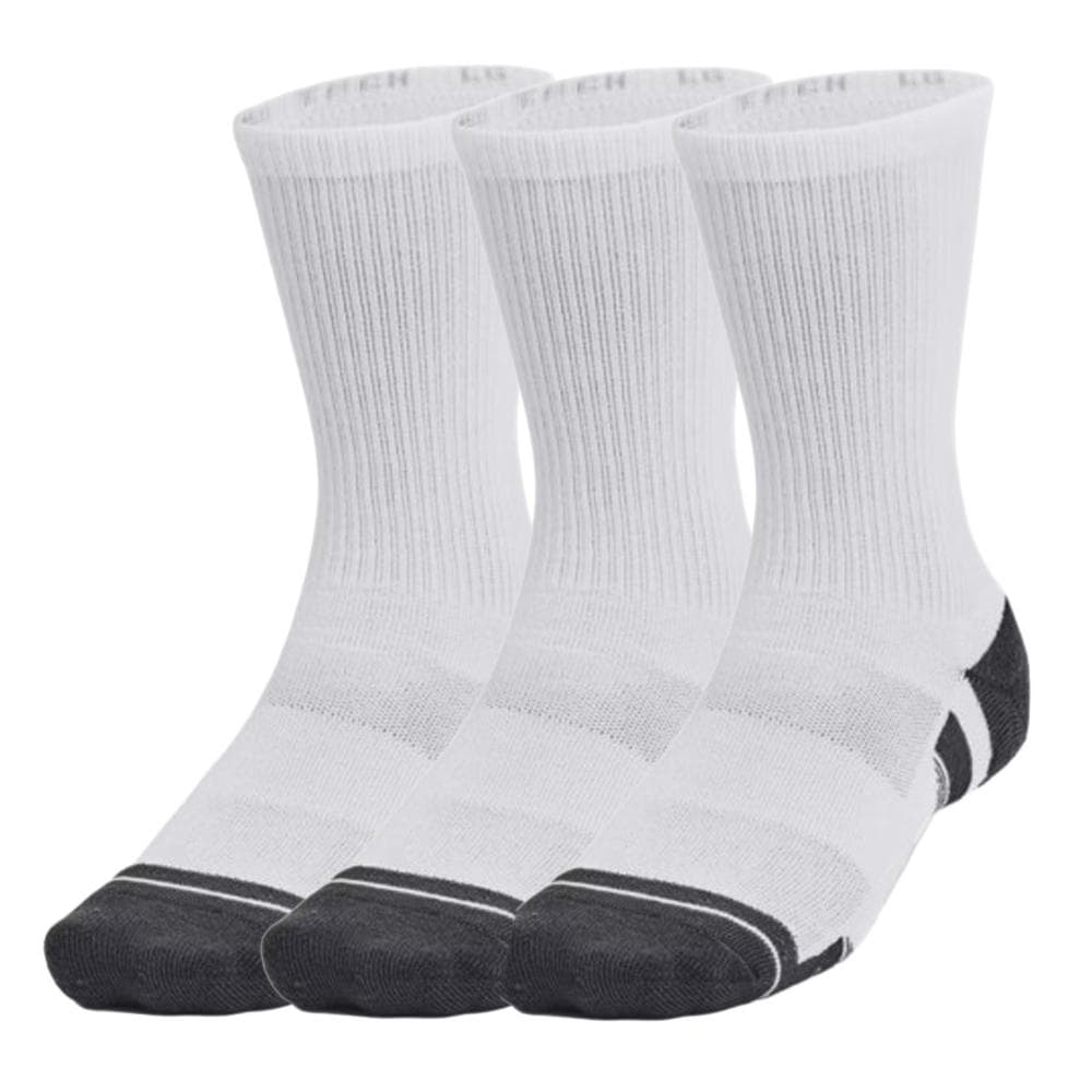 x3 Paires de Chaussettes Blanc Homme Under Armour Performance Tech 1