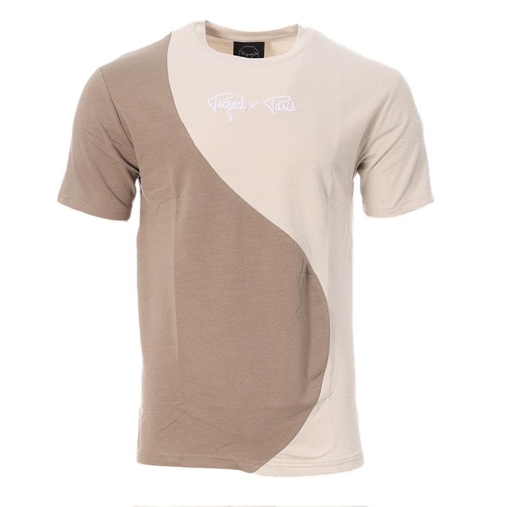T-shirt Beige/Marron Homme Project X Paris Vague 1