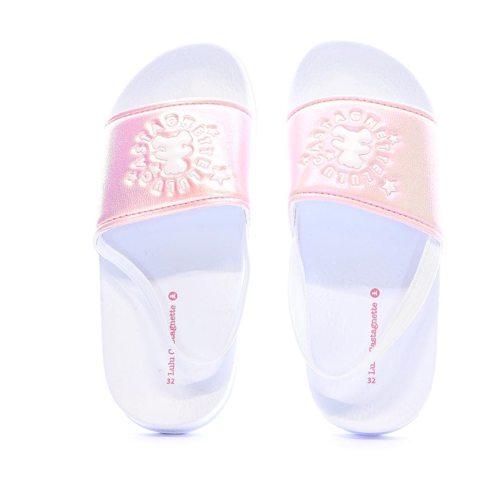 Claquettes Rose Fille Rose Lulu Castagnette Lydonie 3