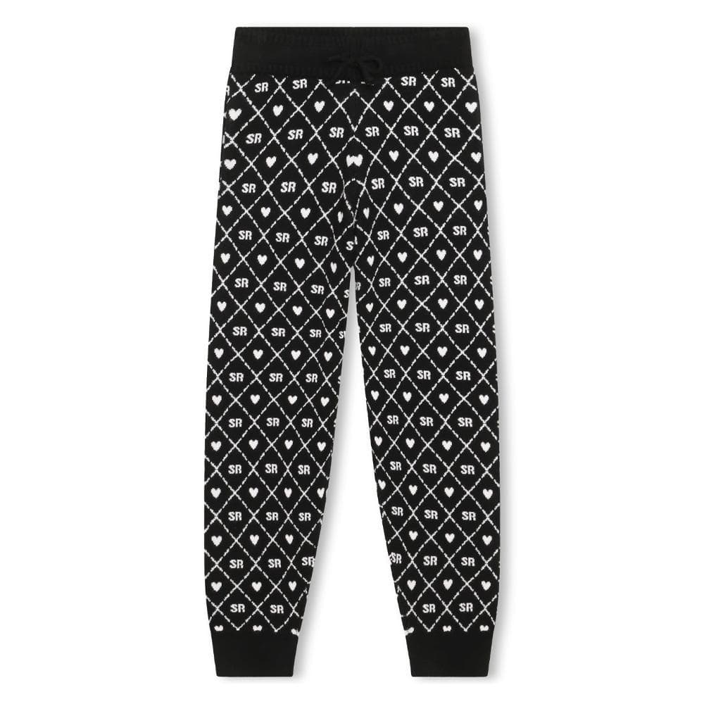 Jogging Noir/Blanc Fille Sonia Rykiel A14019 1