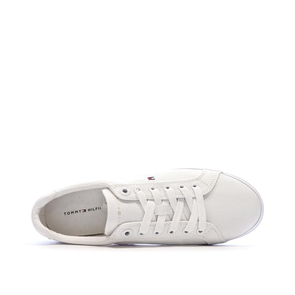 Baskets Blanches Femme Tommy Hilfiger Essential Stripes Sn 4