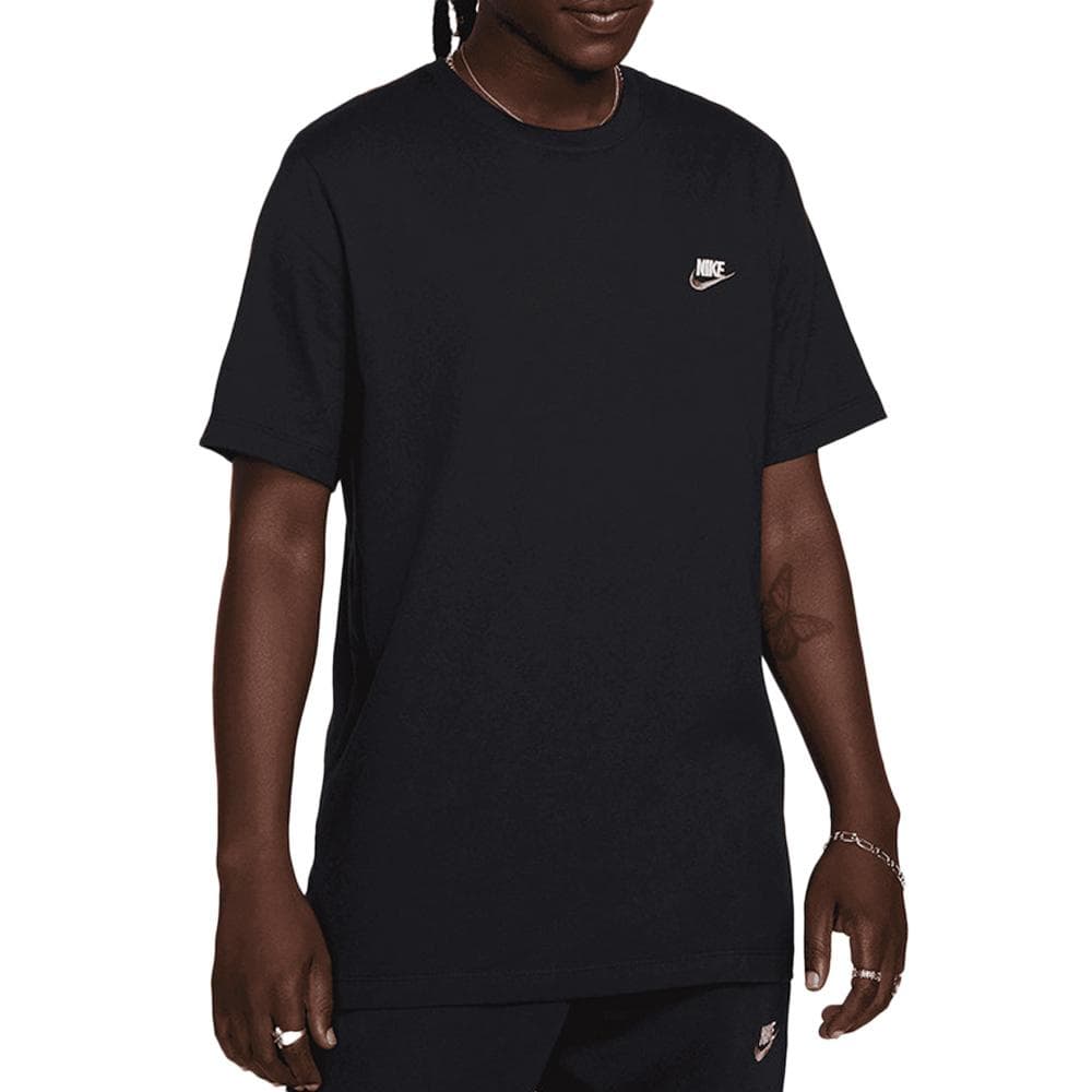 T-shirt Noir Homme Nike Sportswear Club 1