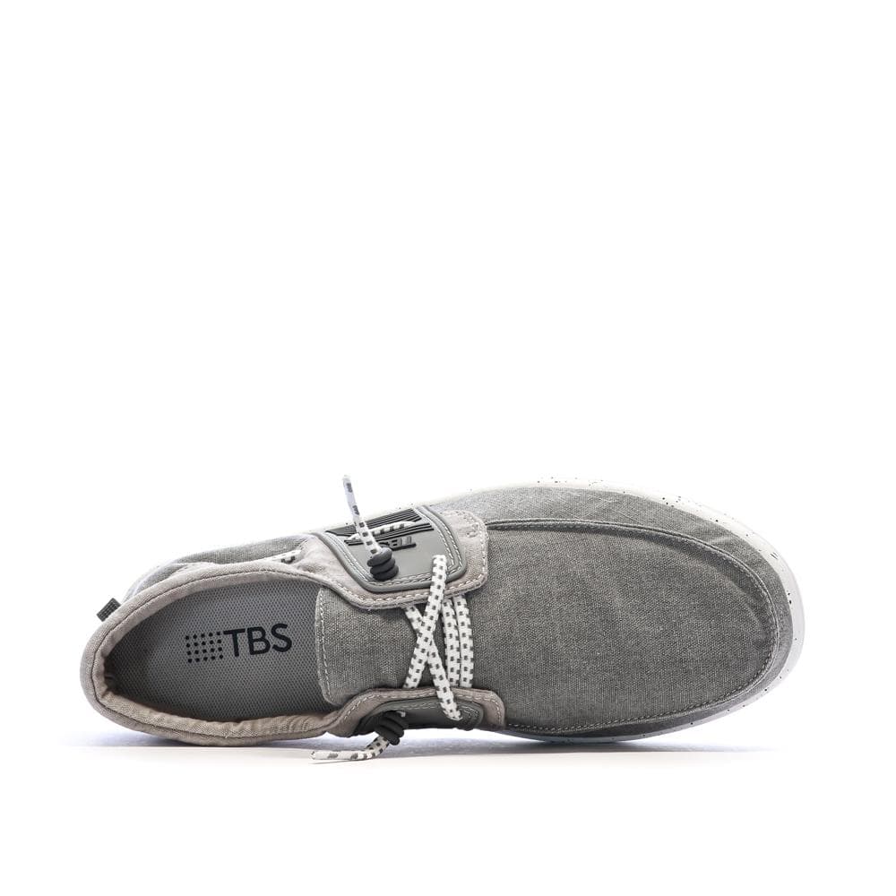 Chaussures bateau Gris Homme TBS Bateau Canvas 4
