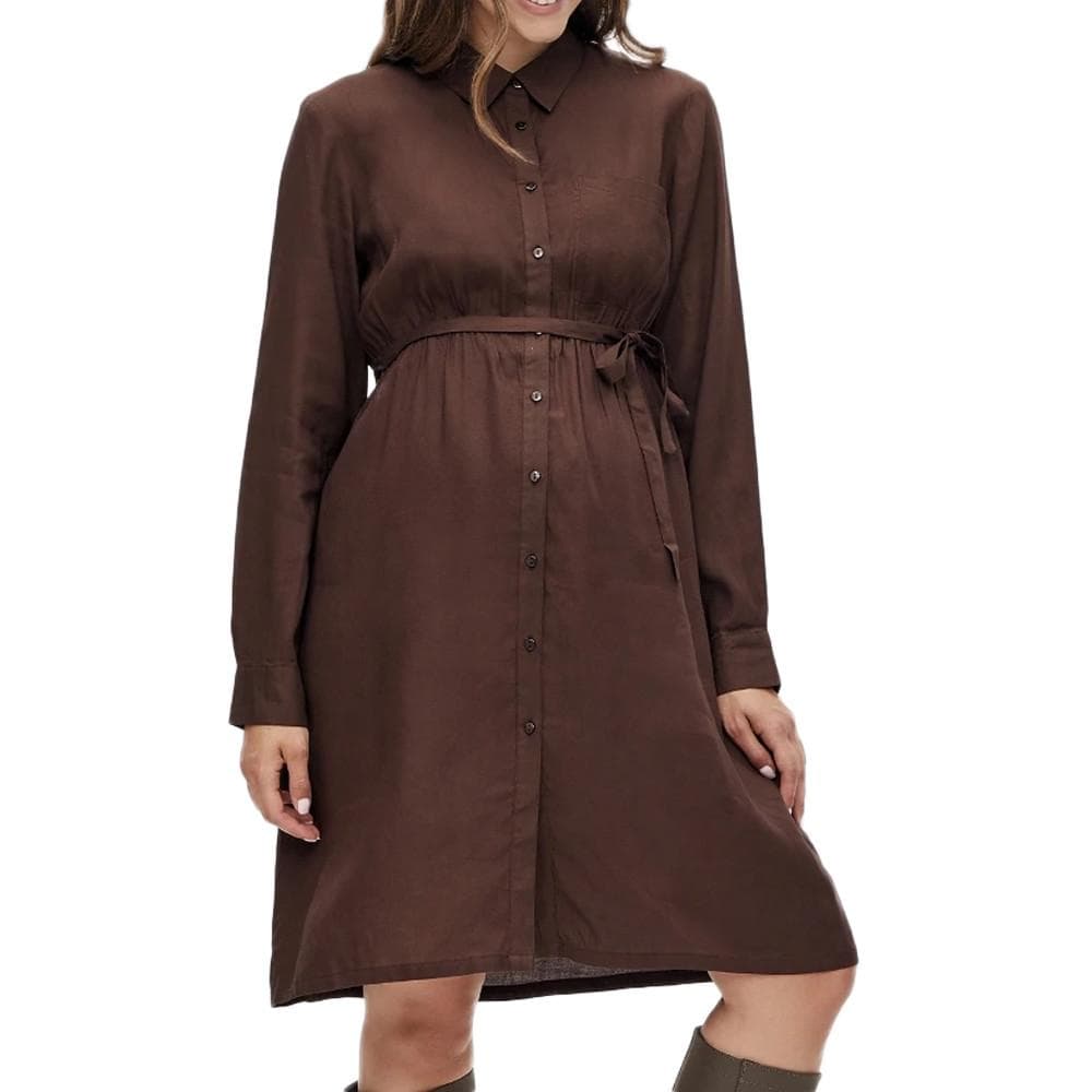Robe Marron Femme Mamalicious Lia 1