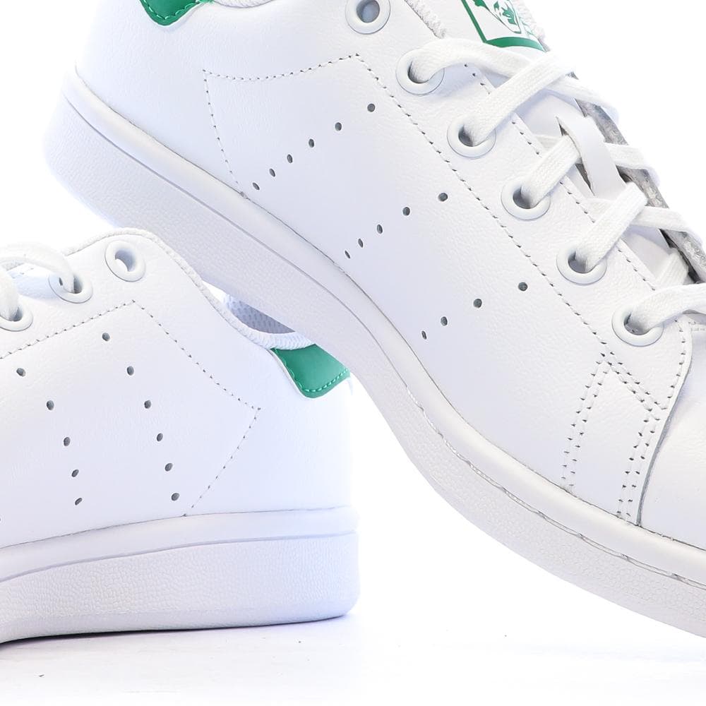 Stan Smith Blanc/Vert Mixte Adidas 7
