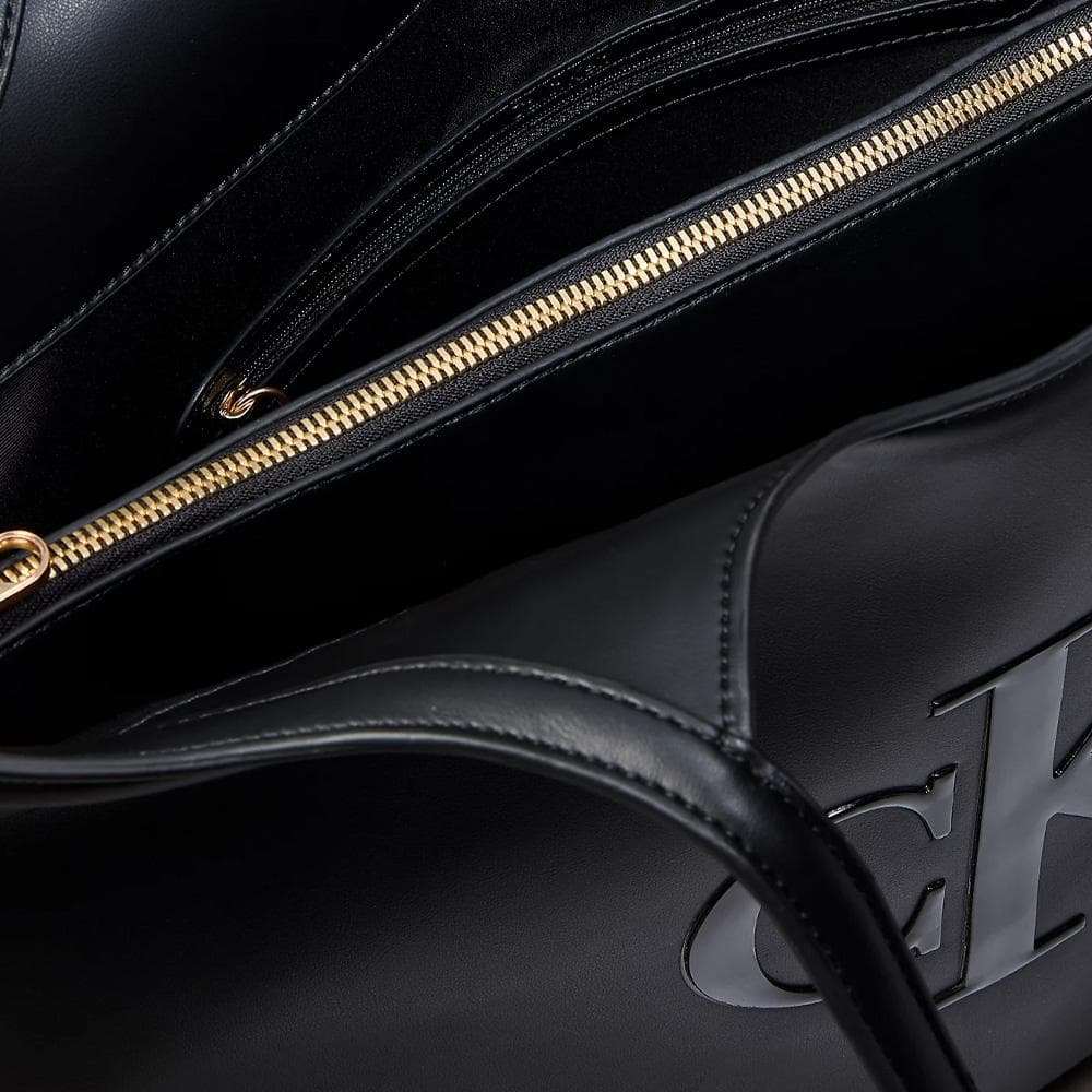 Sac à Main Noir Femme Calvin Klein Jeans Bold Ck Shopper 3
