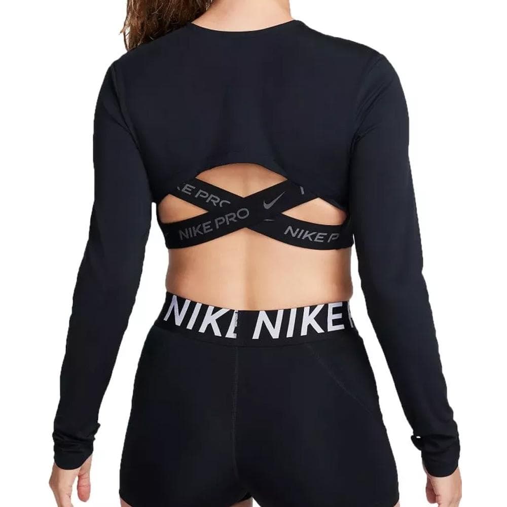 T-Shirt Noir Femme Nike Crop 2