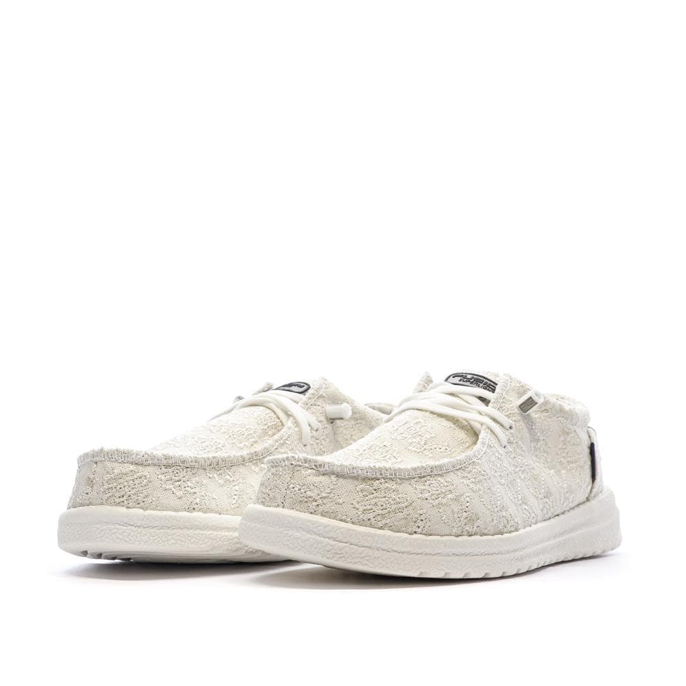 Chaussures Blanche Femme Fusion Flower 6