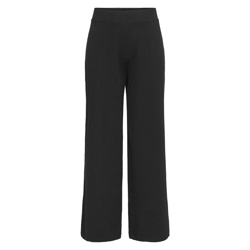 Pantalon Côtelé Noir Femme Only Wide Pant 1
