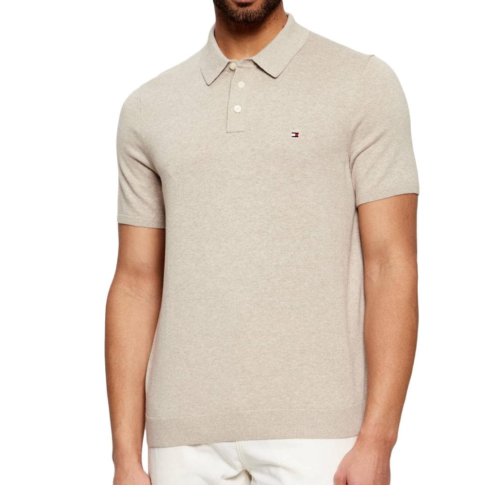 Polo Beige Homme Tommy Hilfiger Essential Cotton 1