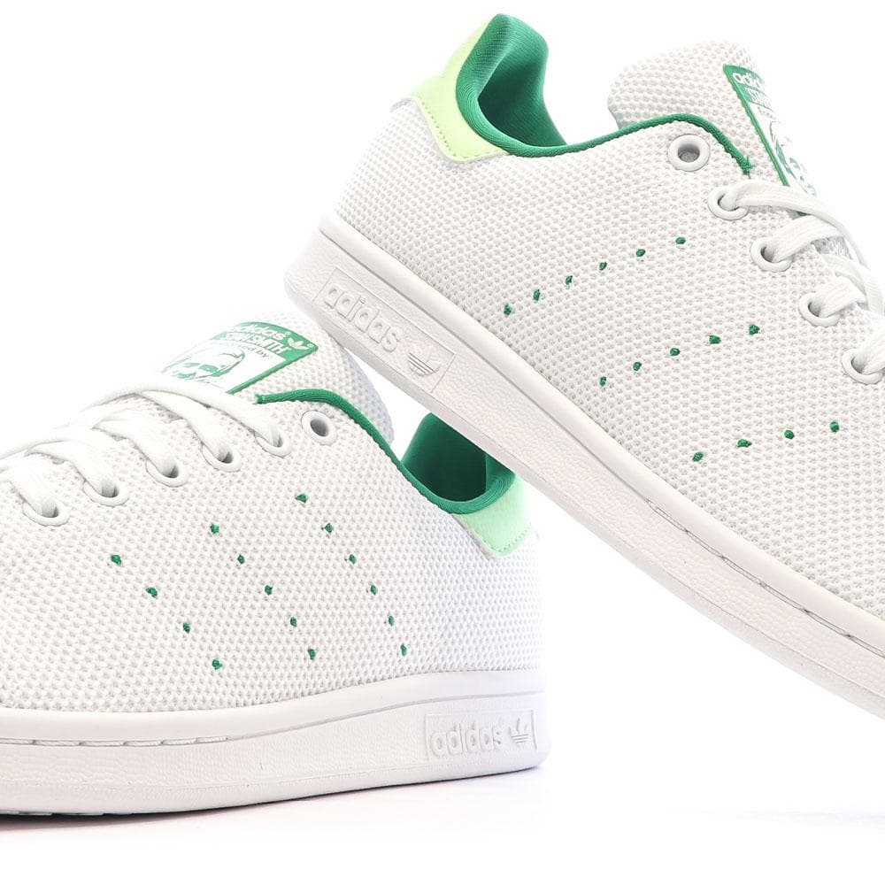 Baskets Blanches/Vertes Homme Adidas Stan Smith ID3116 7