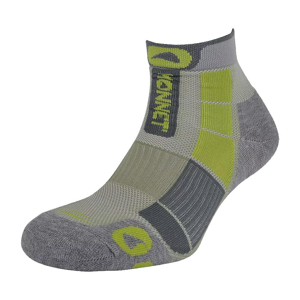 Chaussettes de randonnée vert/gris adulte Middle Trek Air 1