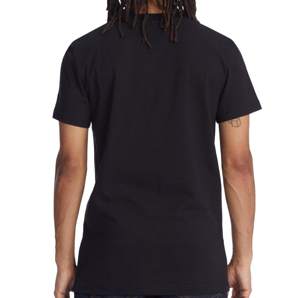 T-Shirt Noir Homme Dc shoes Star Bevelled 2