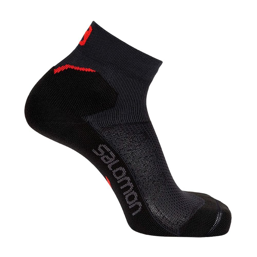 X1 Paire de Chaussettes Noir/Rouge Mixte Salomon Speedcross Ankle 1