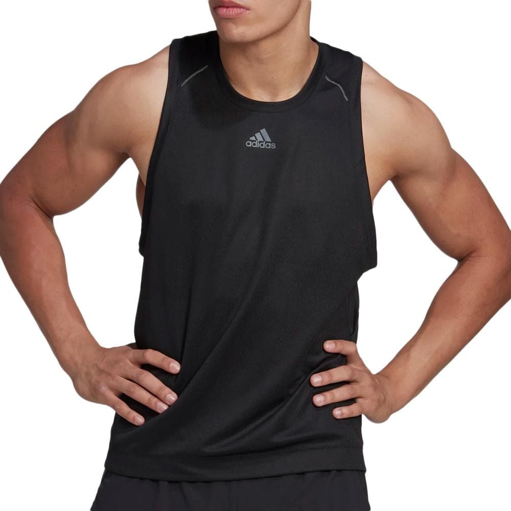 Débardeur Noir Homme Adidas Hiit Spin Tk 1