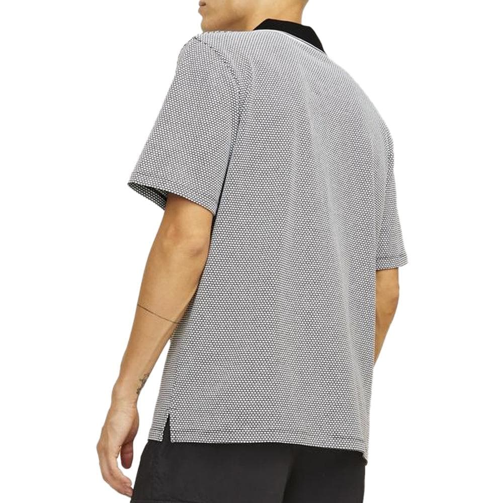 Polo Blanc/Noir Homme Jack & Jones Waylon 2